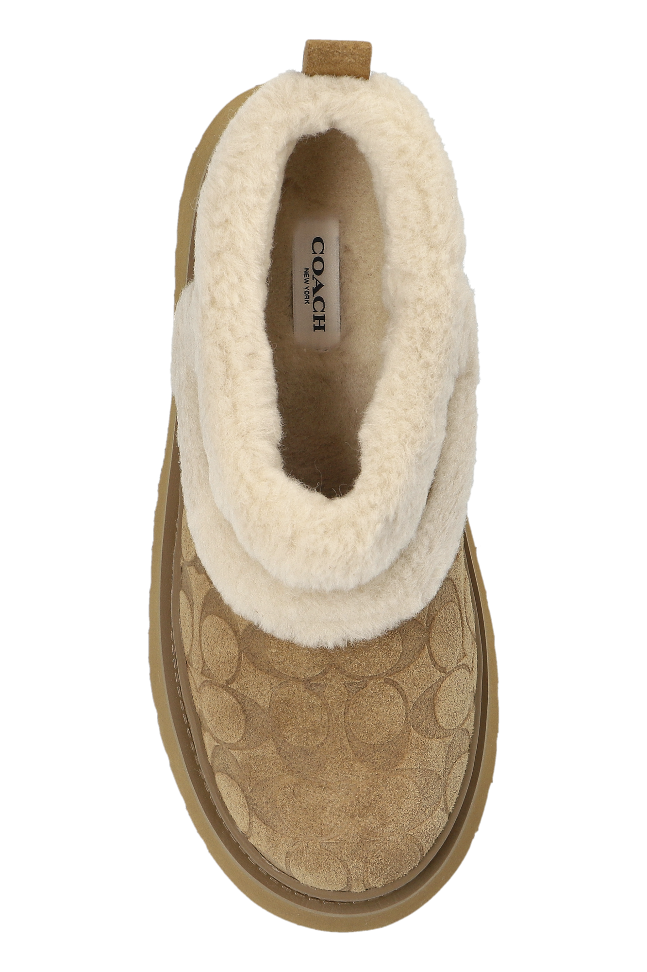 靴 COACH PEMBROKE SHEARLING COACH® SE | Leah Platform Zip Bootie